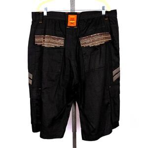 Men's Five 5 Star Vecta Streetwear Shorts SZ 36 Metallic Baggy Hip Hop Military